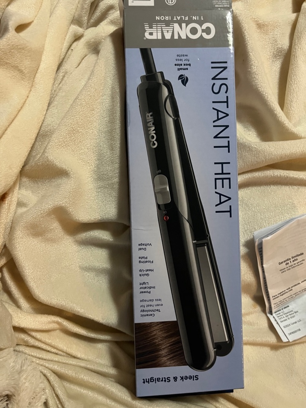 Conair Instant Heat Black Hair Straightener